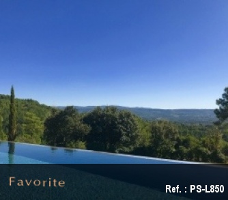 rentals villa with view Luberon